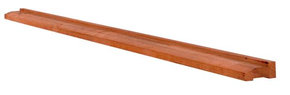 Hardhout funderingsbalk - 4,5 x 8,5 x 300 cm - Afbeelding 1